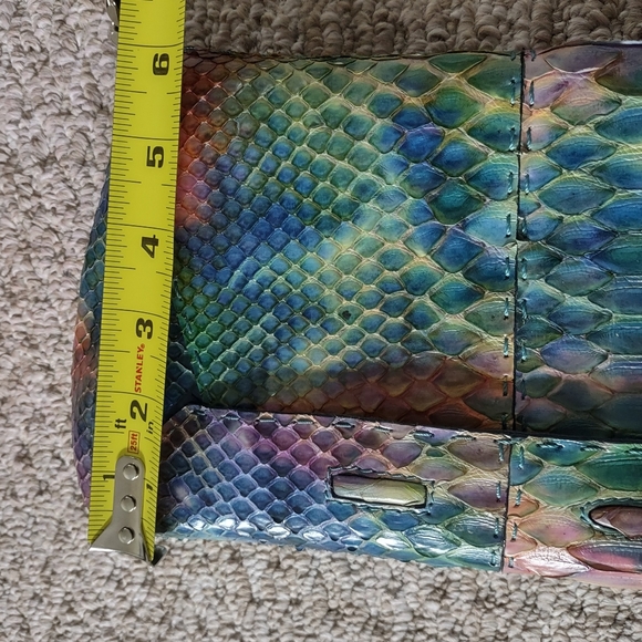 VBH Manila Shift Multicolor Python Bag 1st Edition-Handmade in Italy 148/300 - Picture 7 of 8